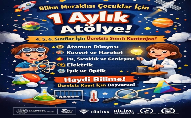 BİLİME MERAKLI ÇOCUKLARA DAVET